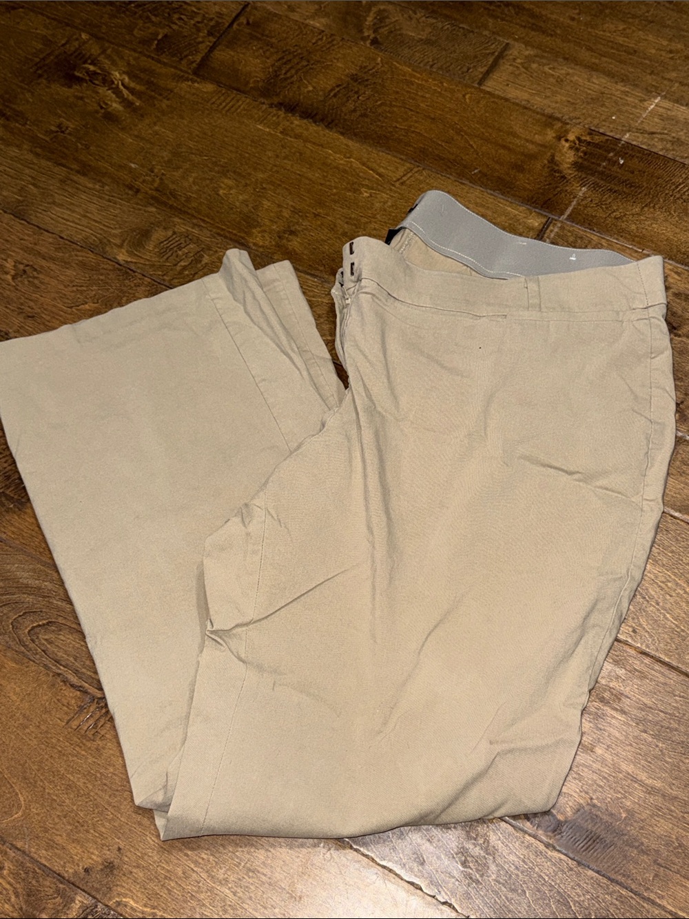 Lane Bryant Light Khaki Trousers - Neutral Tan
